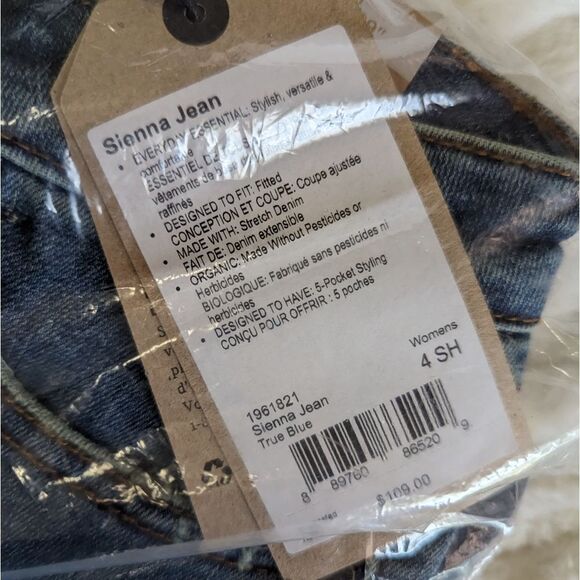 PRANA Sienna Everyday Essential Skinny Jeans‎ sz 4 / 27 Short NWT - Picture 5 of 8
